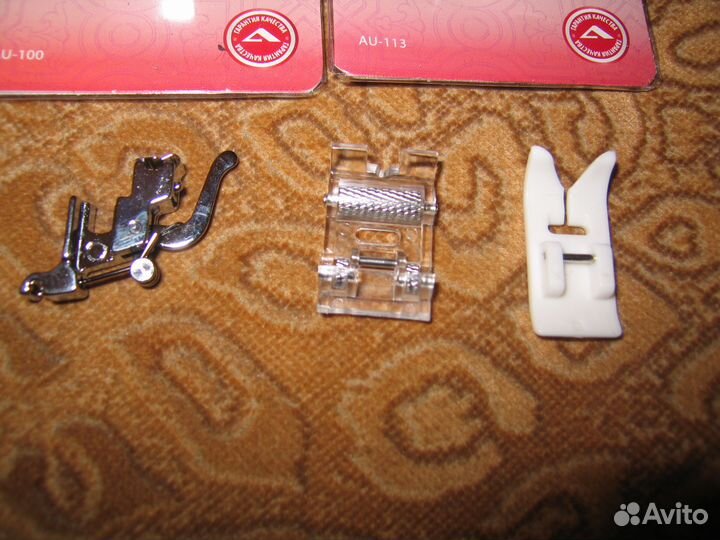 Лапки для кожи, бархата и т.п., к швейным машинам