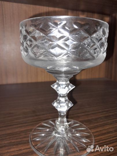 Хрустальная ваза креманка СССР