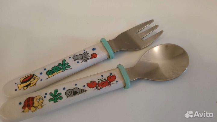Детские ложка и вилка