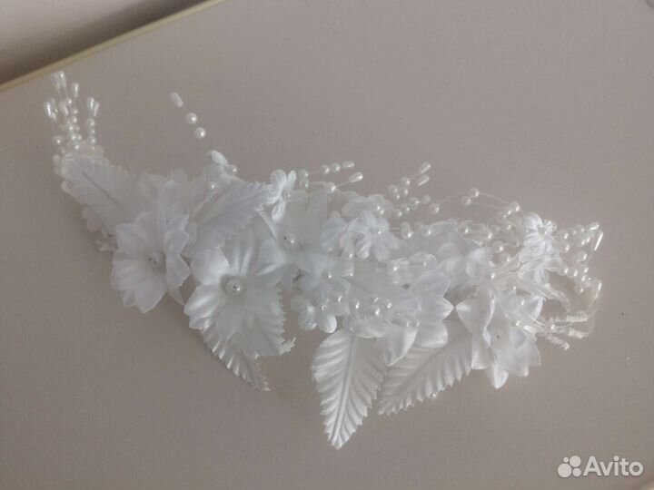 Свадебные украшения.Ободок.Корзина для шампанского