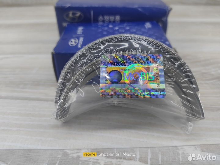 Вкладыши коренные Hyundai/Kia G6CU/6G74/6G75