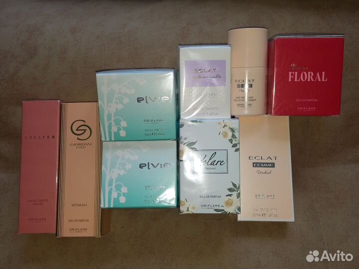 Туалетная вода женская и мужская Орифлейм