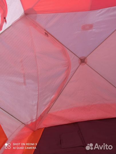 Палатка зимняя Медведь cube 2 с полом