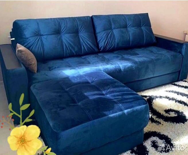 Диван boss синий *