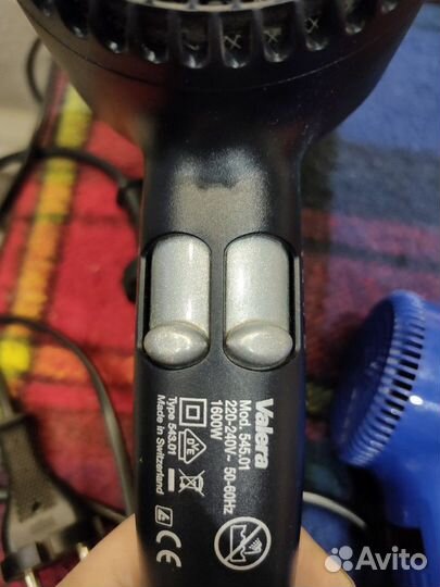 2 фена-valera silent energy 1600,и braun silencio