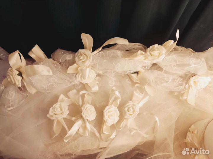 Свадебные украшения на автомобиль