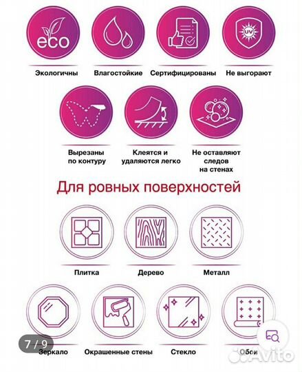 Новые интерьерные наклейки для детской комнаты