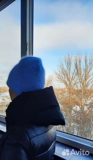 Шапка женская вязаная ручная работа