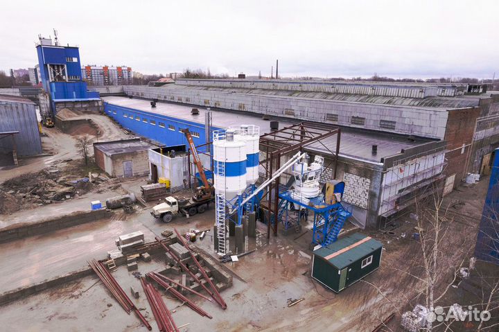 Бетонный завод в наличии