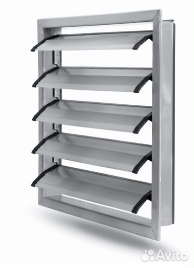 Решетка для вентилятора гравитационная (металл)