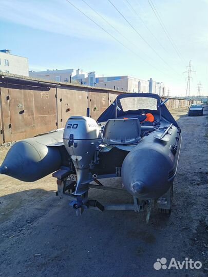 Антей 400 + Honda 20 + картплоттер + прицеп