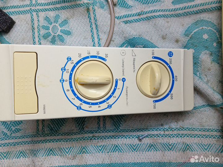 Микроволновка по запчастям: