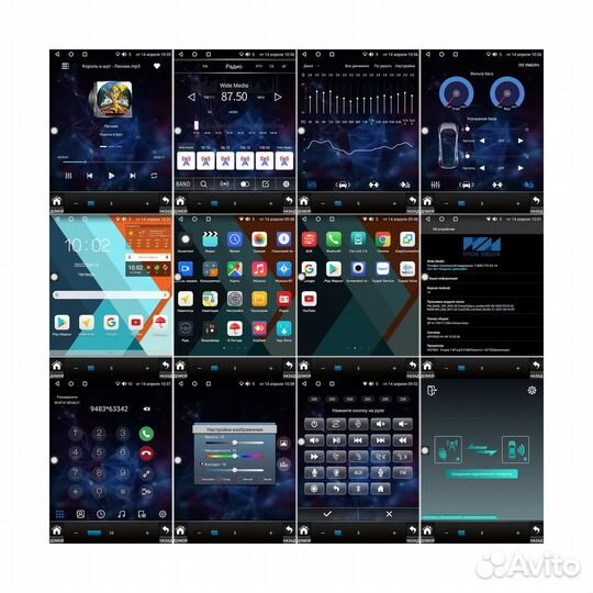 Магнитола тесла для Toyota Harrier, RX 1997-2003