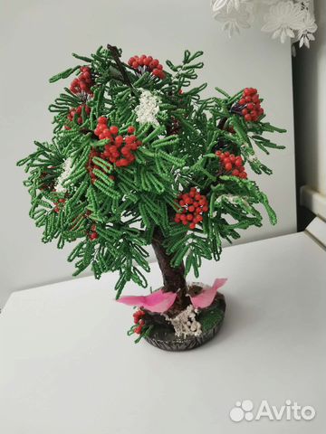 Деревья из бисера