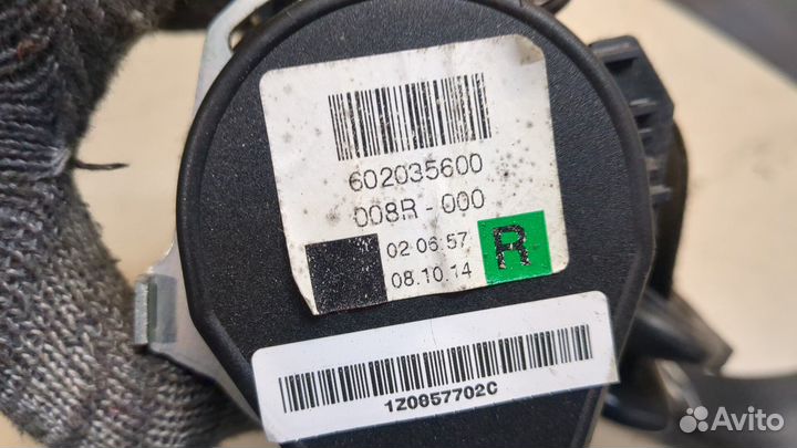 Ремень безопасности Skoda Octavia (A5), 2009