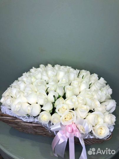 Цветы розы букет