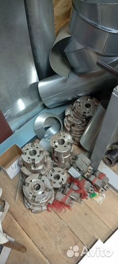 Фрезерная головка под патрон, набор цанг, валы