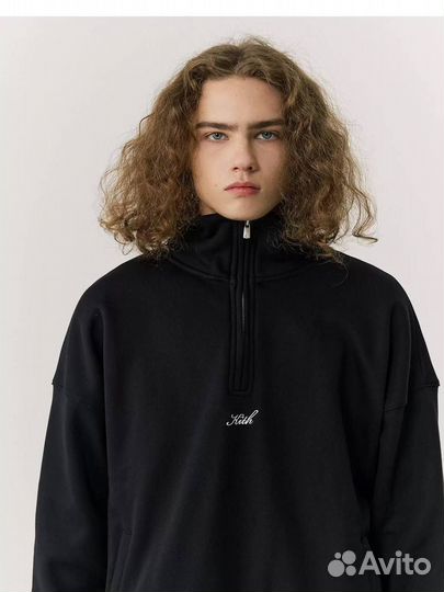 Пуловер Kith Pullover Logo Black