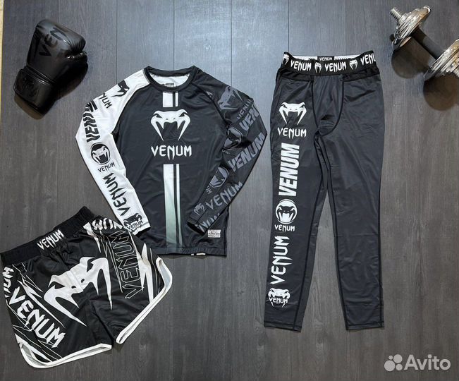 Рашгард мужской venum 3 в 1