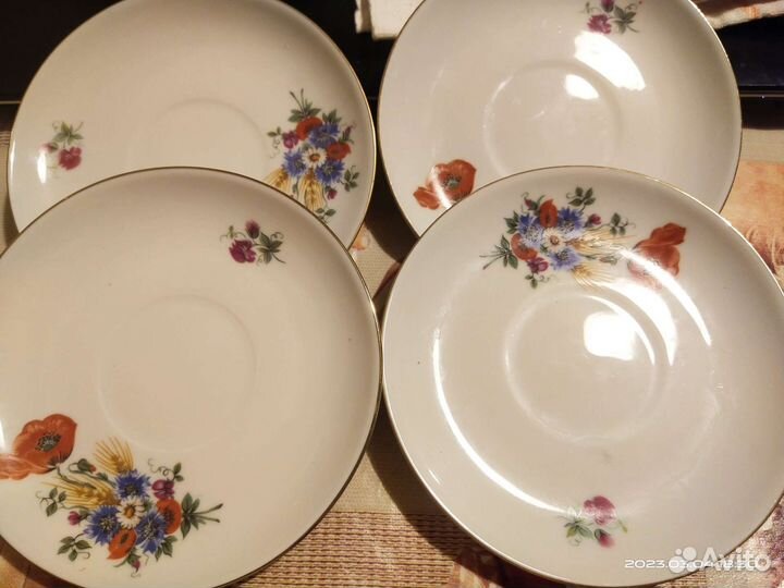 Блюдца kahla маки гдр