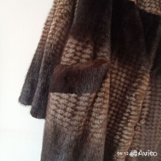 Шуба норковая большого размера