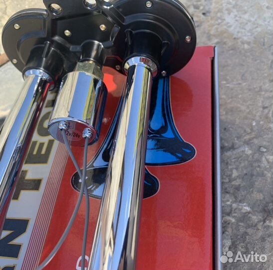 Сигнал воздушный 24в, дудка, гудок, горн