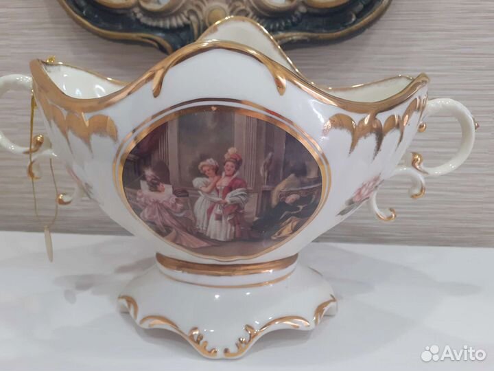 Вазы для фруктов и цветов коллекционные фарфор