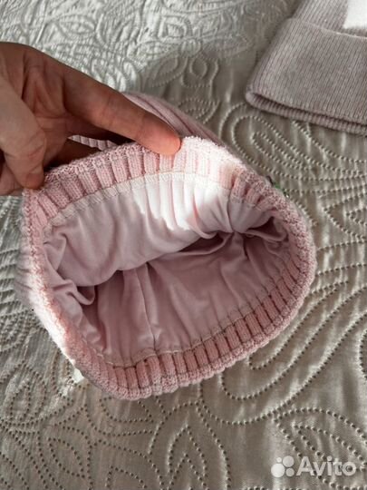 Шапка для девочки демисезонная