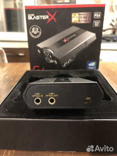 Звуковая карта HI-RES 32Бит USB Creative G6