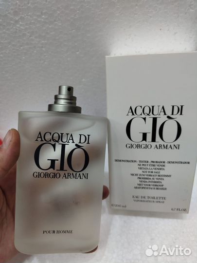 Тестер giorgio armani Acqua Di Gio Pour Homme,200m