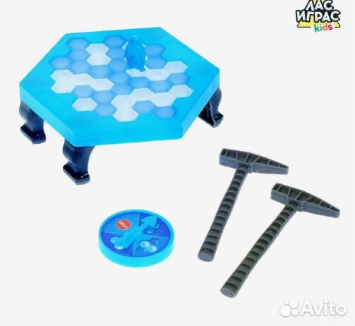 Настольная игра на везение «Чья льдина крепче», ми