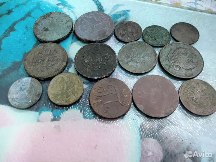 Медь разных императоров одним лотом