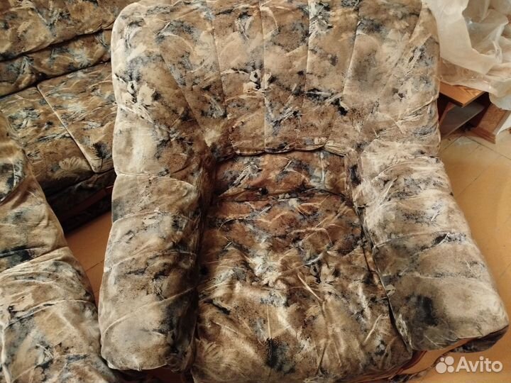 Диван и 2 кресла бу