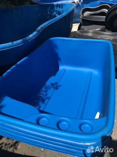 Бассейн пластиковый детский 1,8х1,15х0,6м (1,3куб)