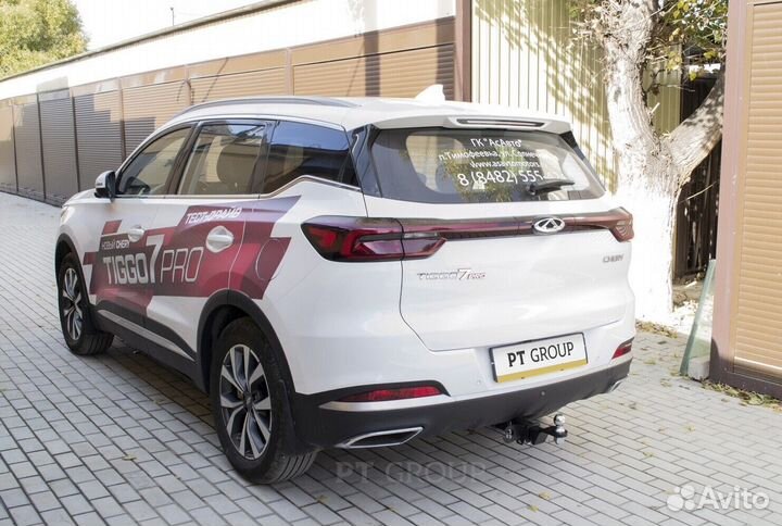 Фаркоп съемный квадрат Tiggo 7 Pro 2022, 147 л.с