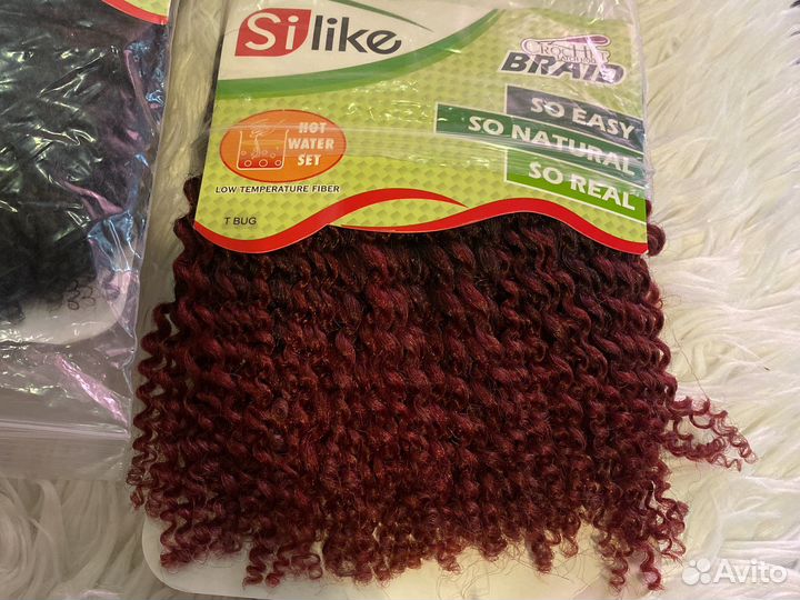 Синегальские вьющиеся волосы