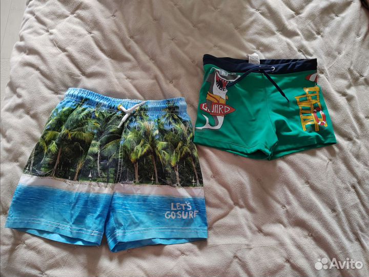 Плавки и плавательные шорты 110-116