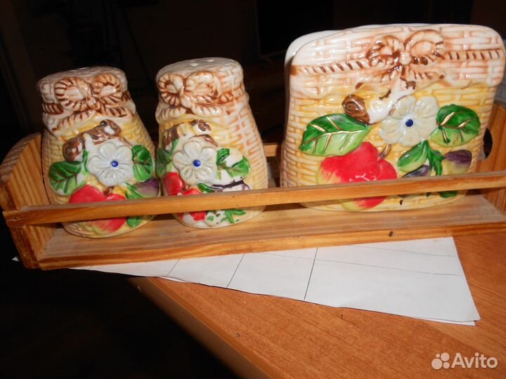 Набор для специй,салфетница