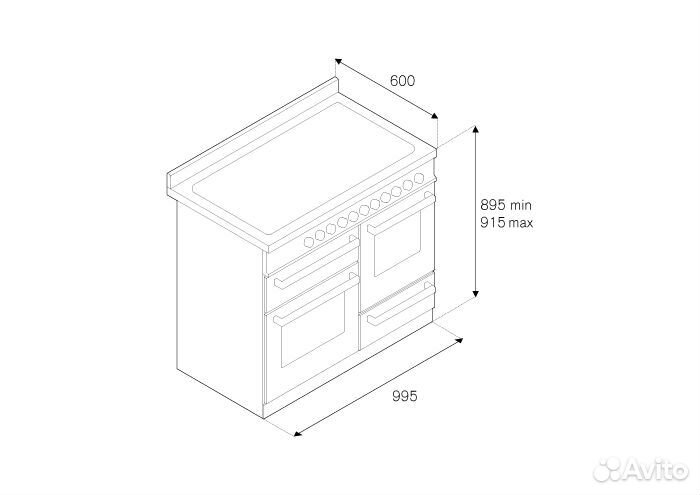 Варочный центр bertazzoni PRO1005imfeтbit