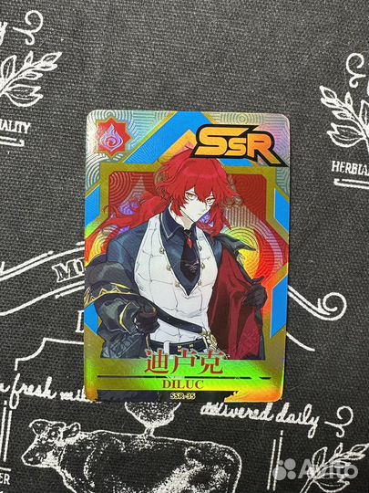Коллекционные карточки геншин SSR