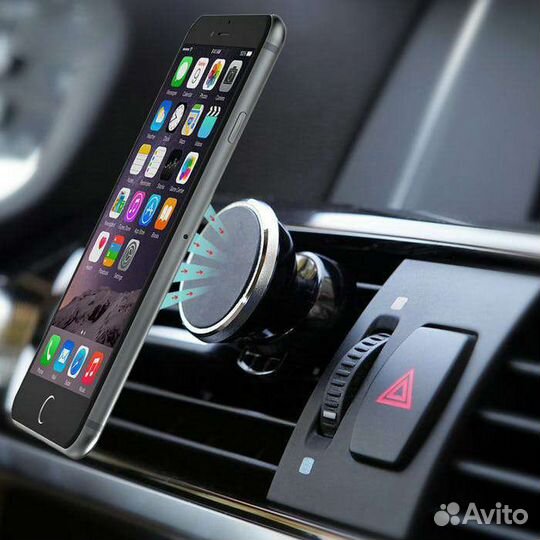 Держатель для смартфонов магнитный в воздуховод