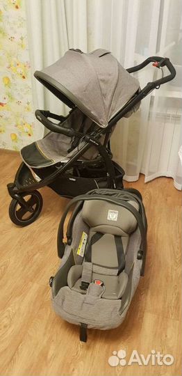 Коляска PEG-perego book cross luxe grey 3в1