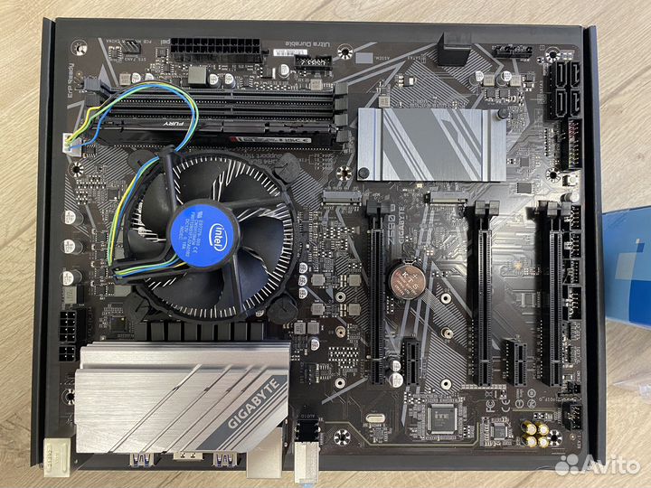 Комплект мат. плата z590, проц celeron, ddr4 8gb
