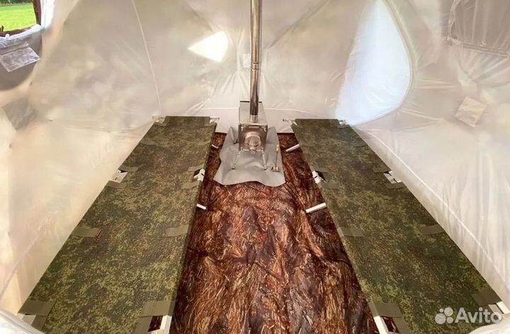 Зимняя двухслойная палатка Берег Куб 2.20