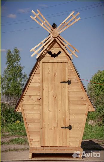 Дачный туалет с установкой TOP227