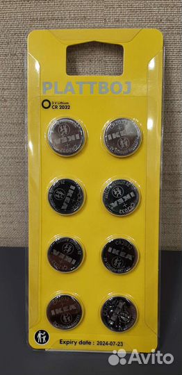 Батарейки IKEA Plattboj (CR 2032)