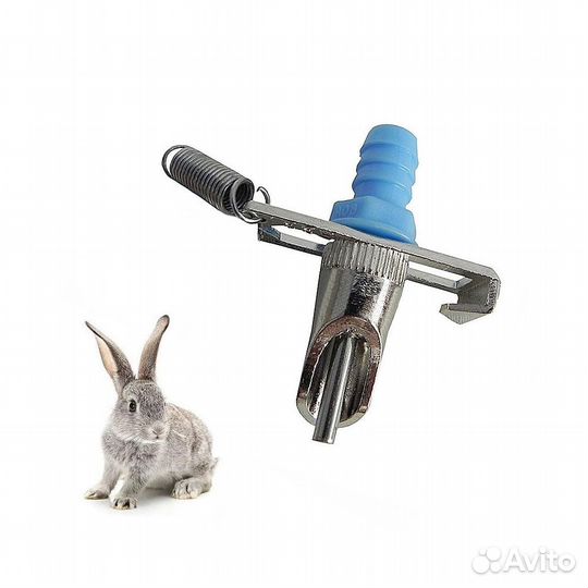 Ниппельная поилка для кролика