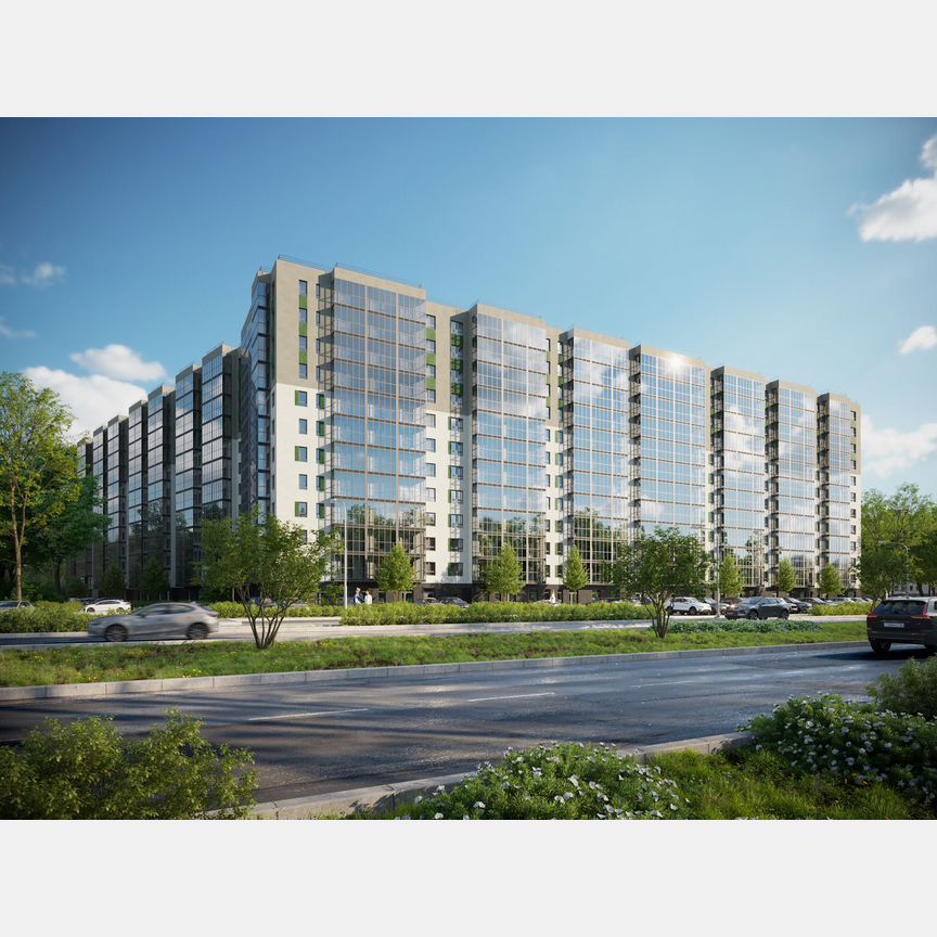 1-к. квартира, 36 м², 11/12 эт.
