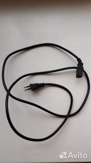 Кабель питания компьютерный черный