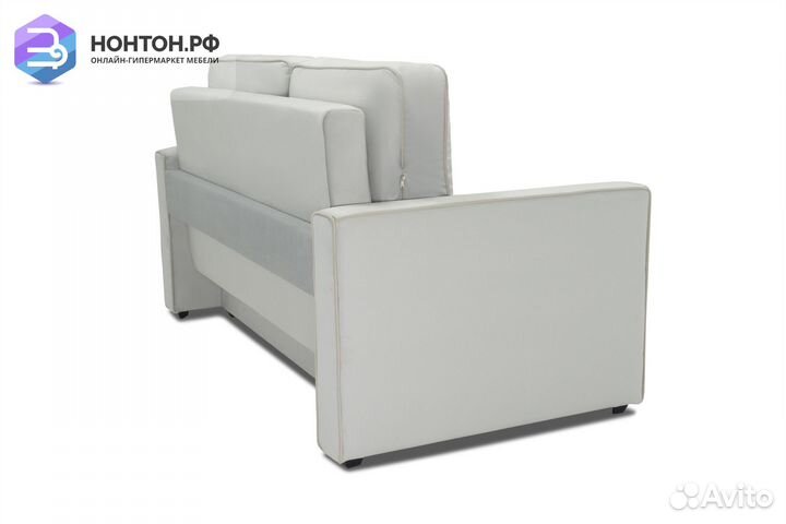 Диван еврокнижка Леон серый